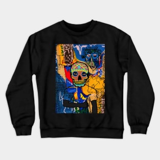 Explore NFT Character - MaleMask Street Art with Mexican Eyes on TeePublic Crewneck Sweatshirt